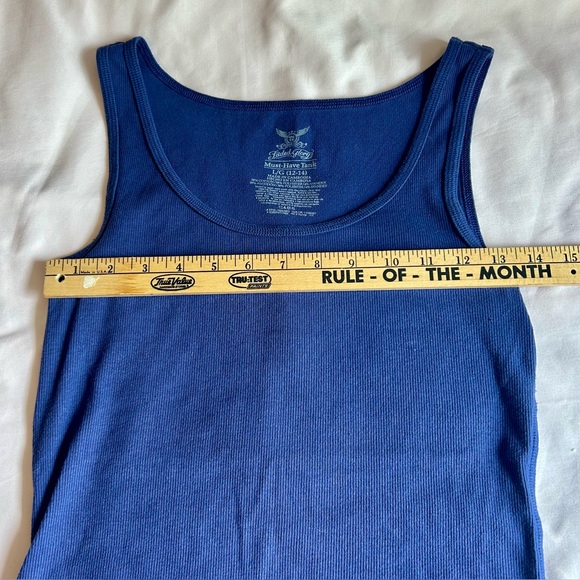 Faded Glory Navy Tank Top – Size Large - Picture 5 of 5